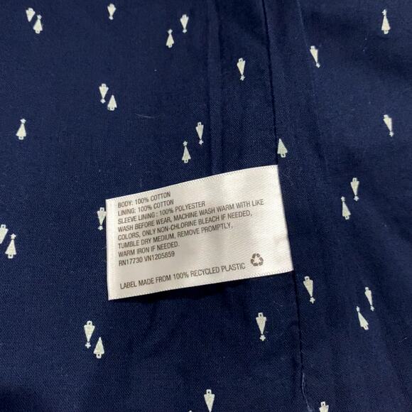 Navy Blue Textured Blazer Coat Formal Jacket by CAT & JACK Size 5T 100% Cotton - Picture 3 of 7